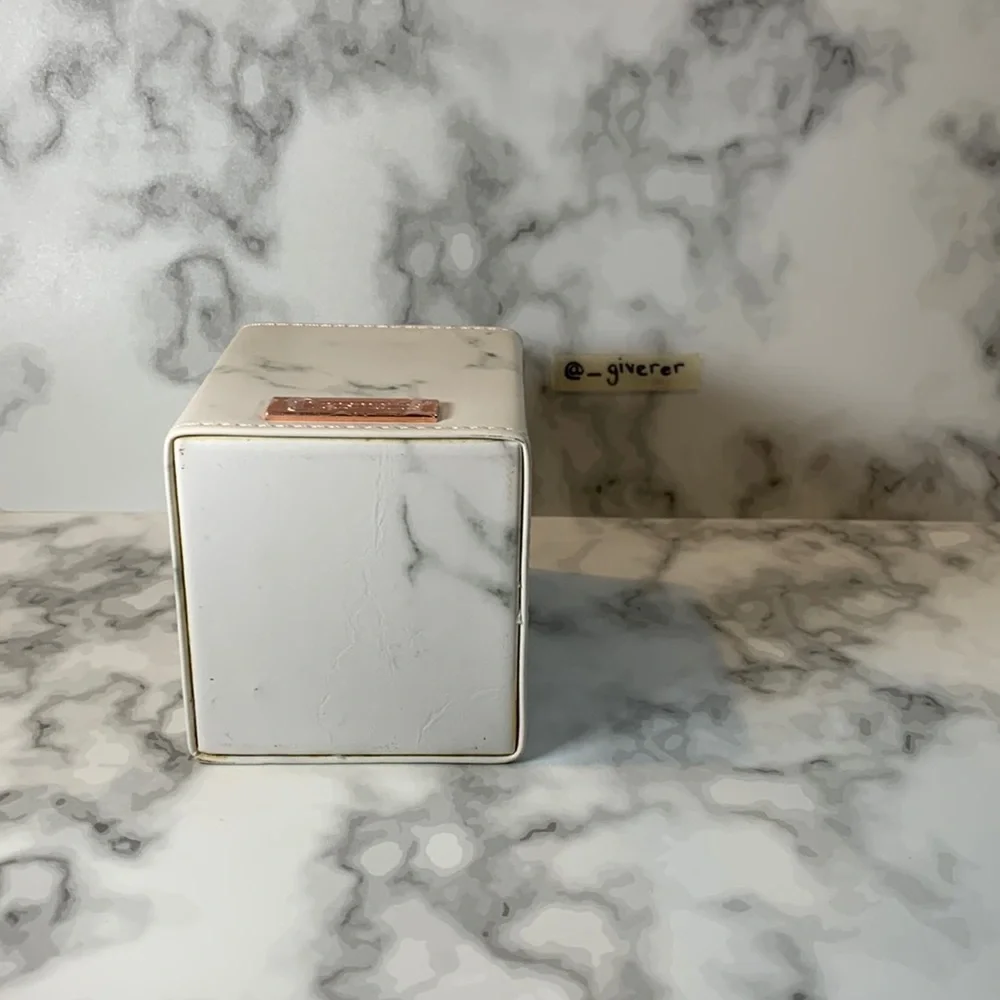 4x Marble Faux Leather BH Cosmetics Angled Brush Holder - Marble